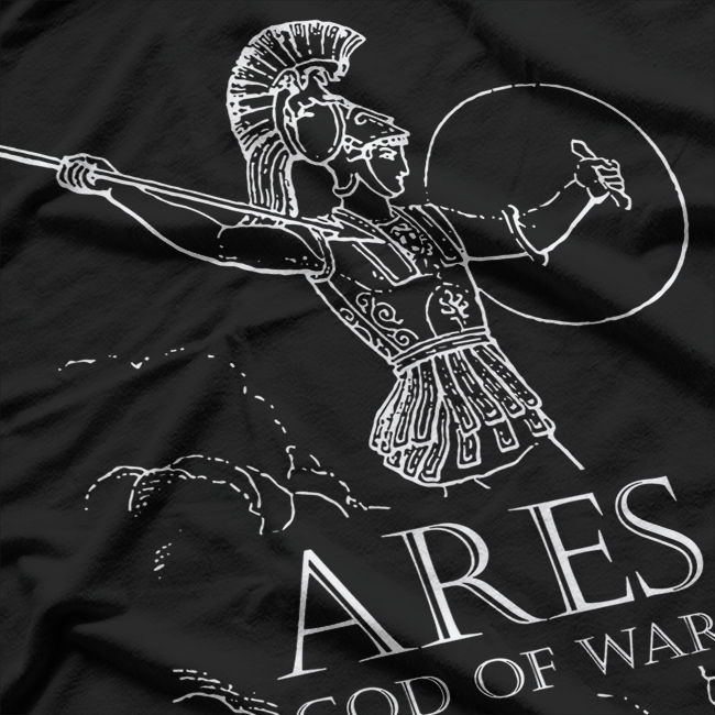 Ares: The Greek God of War - Power, Strength, and Battle T-Shirt