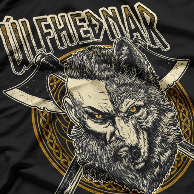 Viking Wolf Ulfhednar: Nordic Pagan Valhalla Warrior T-Shirt