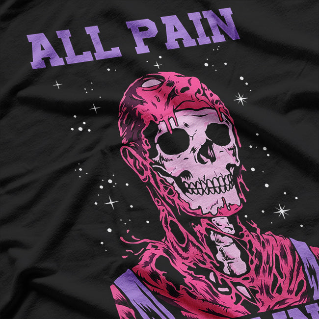 All Pain No Gains Fitness Weightlifting Bodybuilding Gym T-Shirt