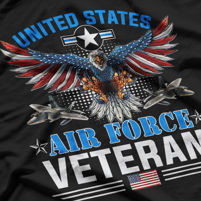 Veteran of the United States US Air Force Eagle USAF Veteran T-Shirt