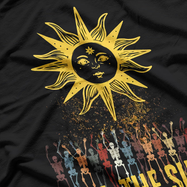 Dark Retro Hail The Sun - A Bold, Mystical Statement T-Shirt