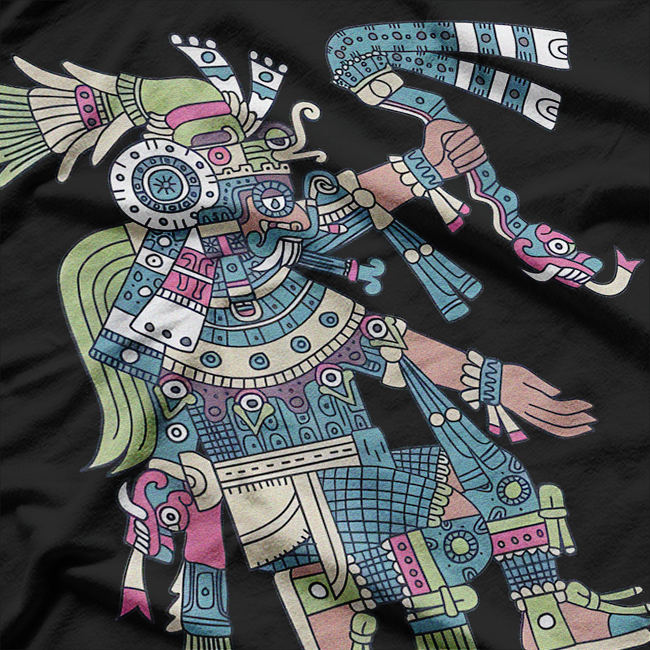 Tlaloc: The Aztec God of Rain - Master of Water, Fertility, and Life T-Shirt
