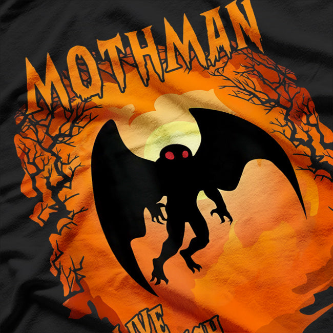 Mothman Live Laugh Lurk - The Cryptid's Guide to Life T-Shirt