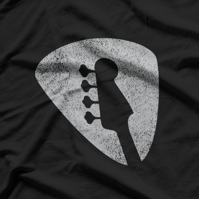 Guitar Pick Guitar Silhouette For Guitar Players T-Shirt