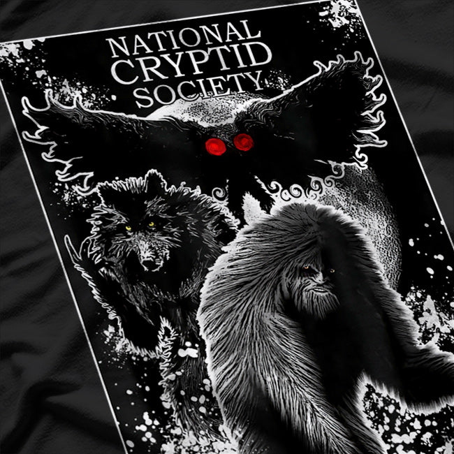 Bigfoot, Dogman, Mothman - National Cryptid Society Legends T-Shirt