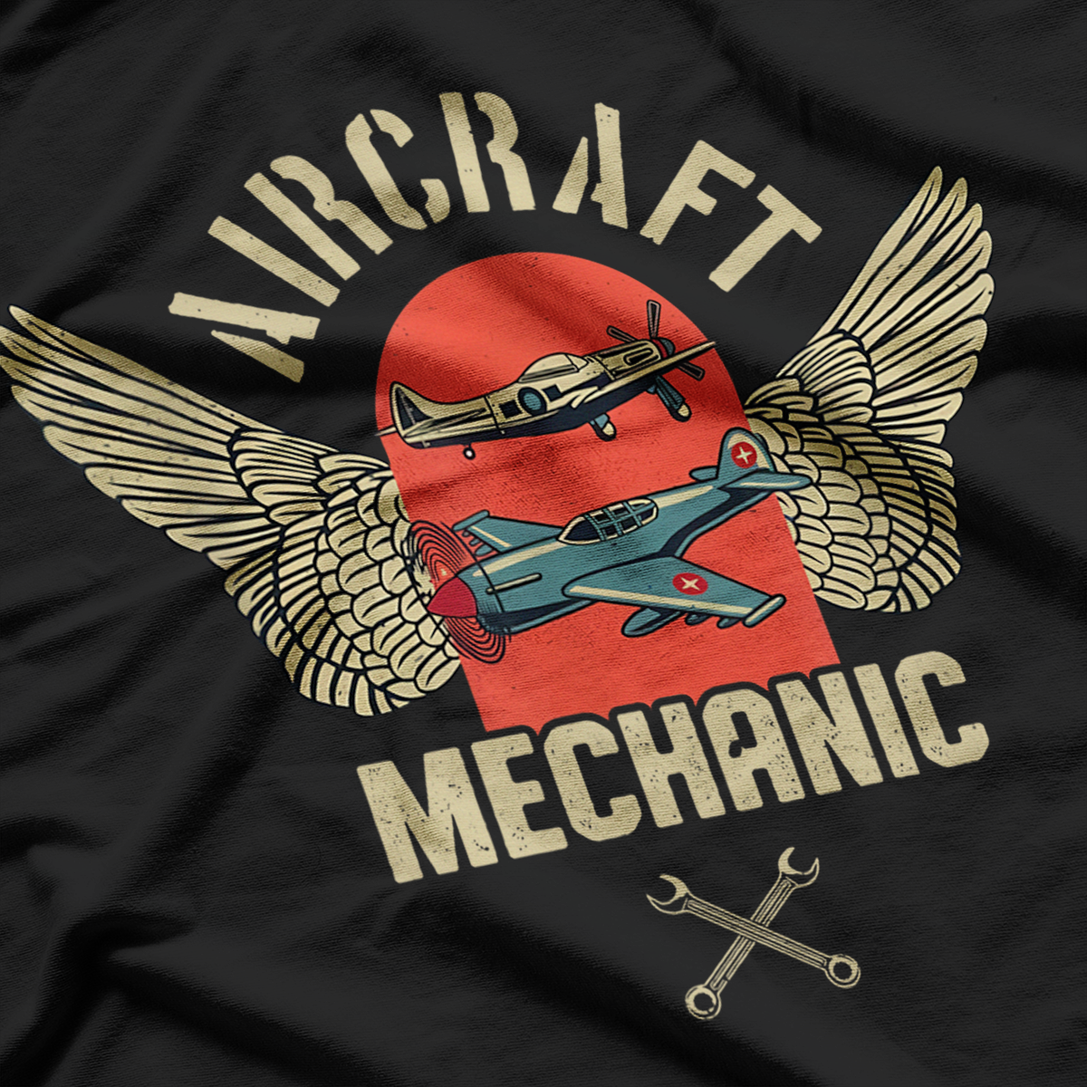 Aircraft Mechanic Aviation Aeromechanics Airplane Technician T-Shirt