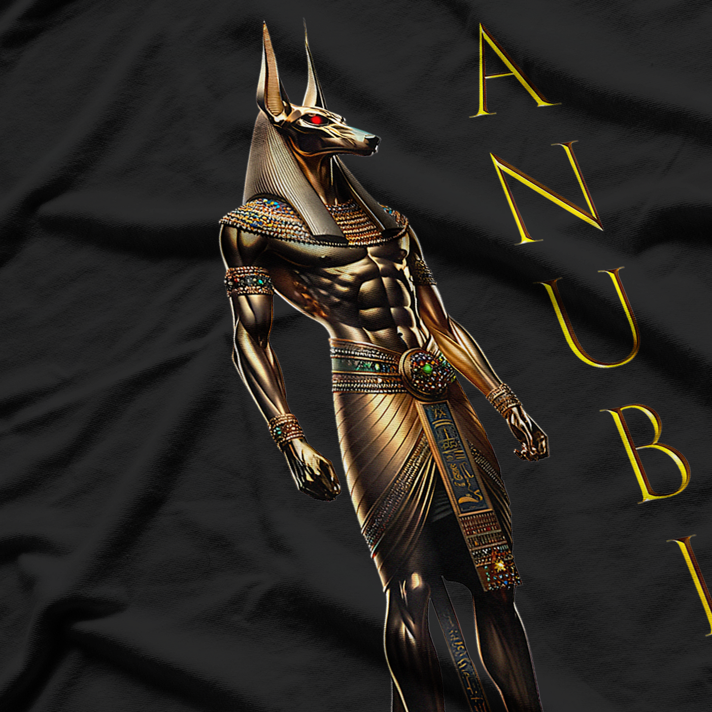 Ancient Egyptian God Pharaoh King Anubis Guardian of the Afterlife T-Shirt