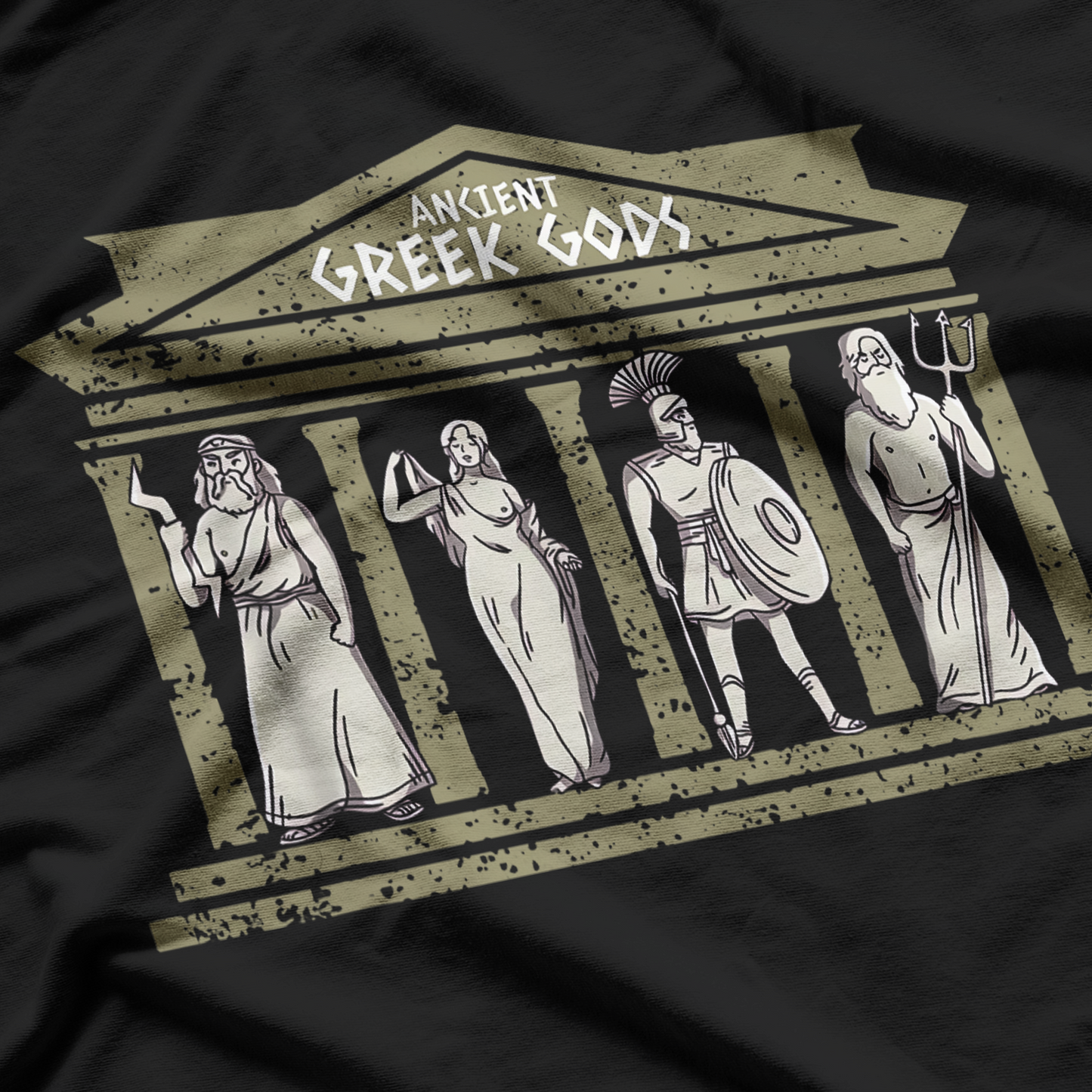 Ancient Greek Gods And Goddesses Legendary Deities of Myth and Power T-Shirt