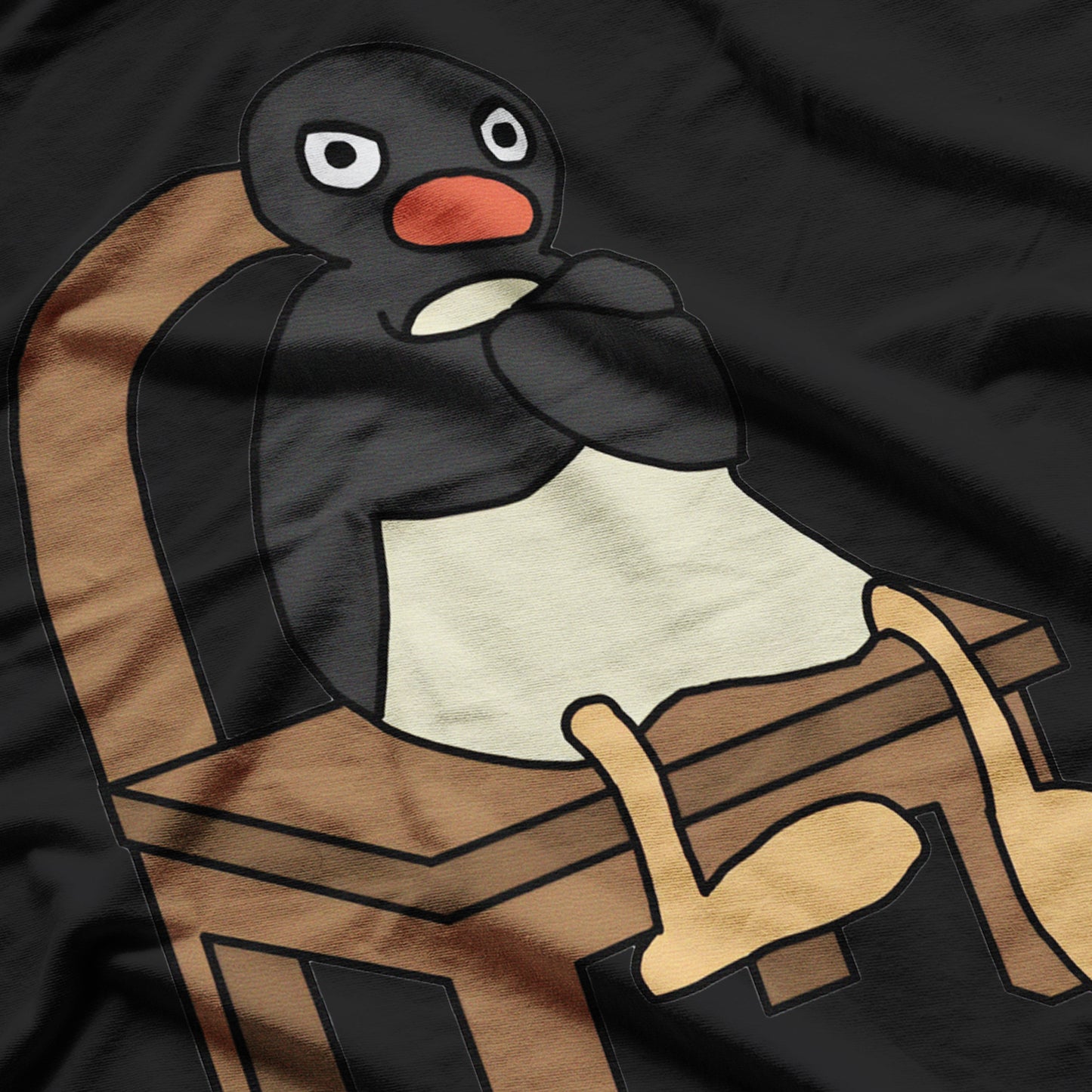 Sulking Sitting Penguin Meme / Pingu T-Shirt