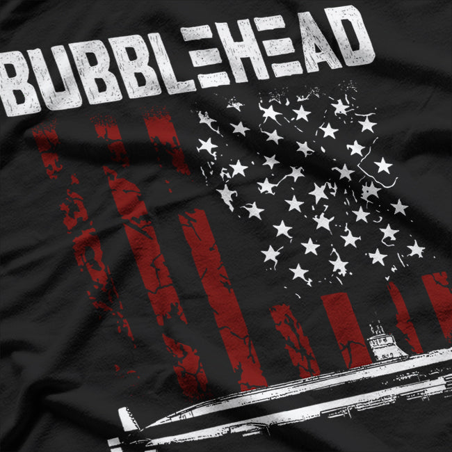 Bubblehead Submarine Veteran American Submariner T-Shirt