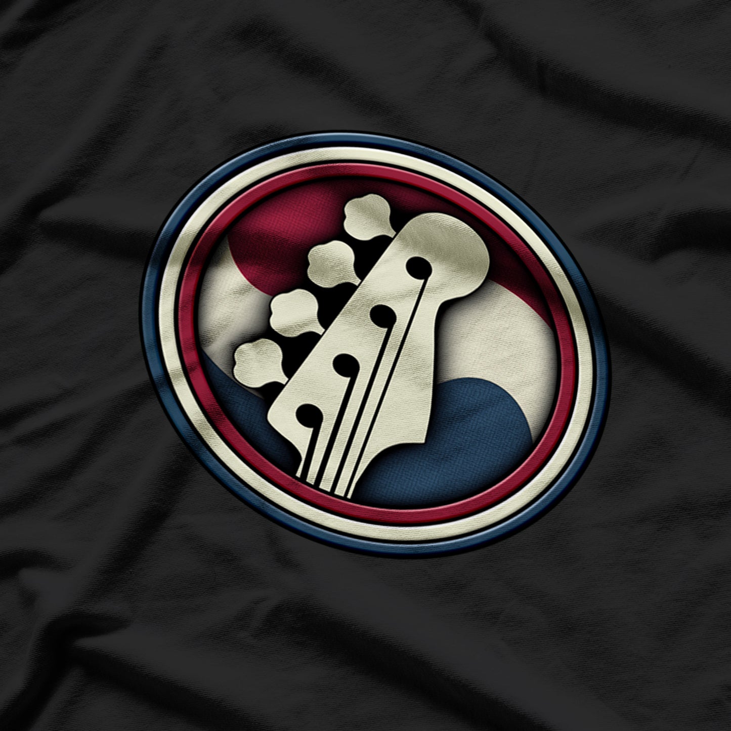 Colorful Bass Guitar Sign T-Shirt