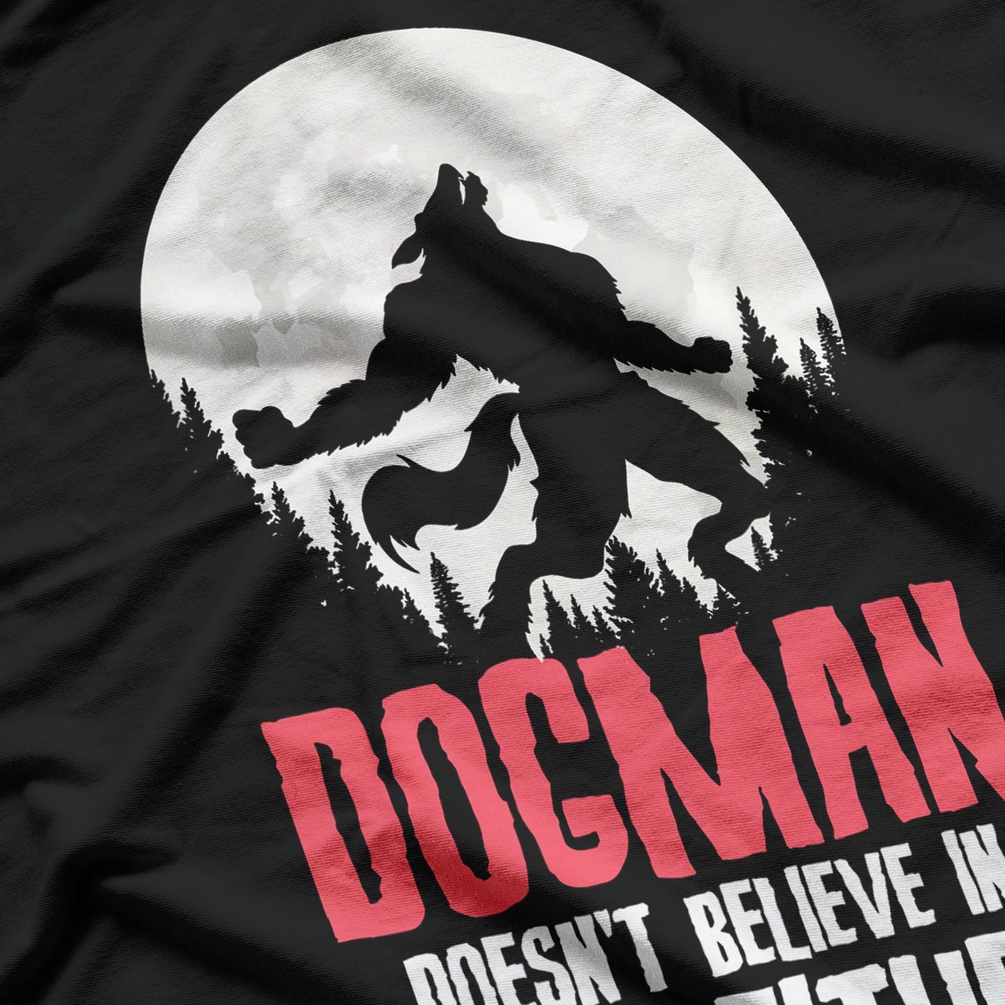 Cryptid Cryptozoology Monsters Michigan Dogman Supernatural T-Shirt