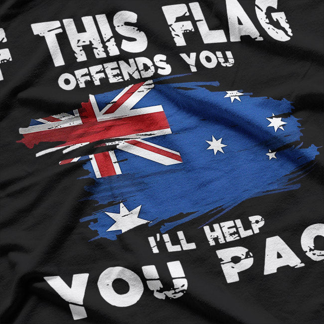 If This Flag Offends You, I'll Help You Pack! T-Shirt