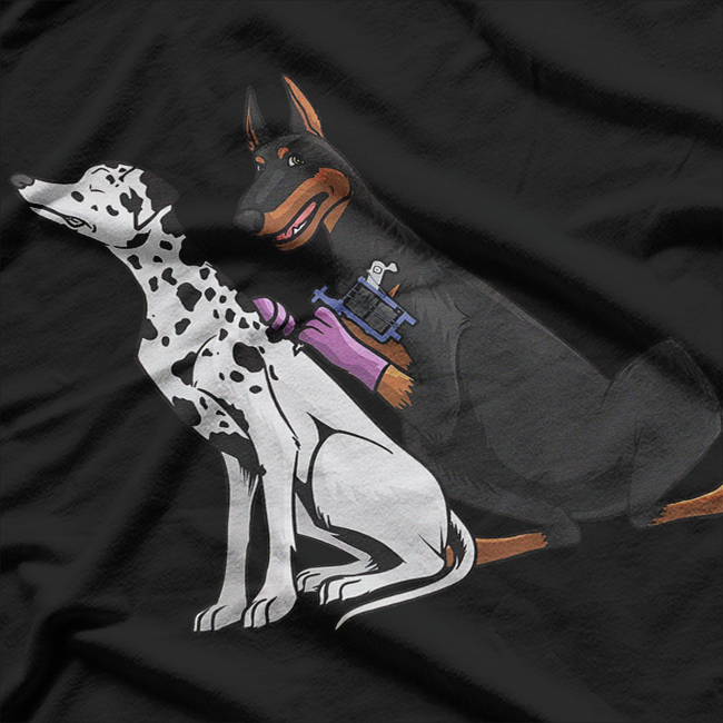 Dalmatian Doberman Cool Dog Breed Lovers Gift T-Shirt