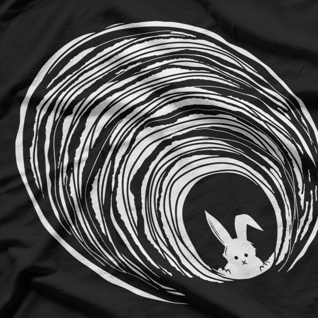 Conspiracy Theories With Rabbit Funny Paranoia Meme T-Shirt