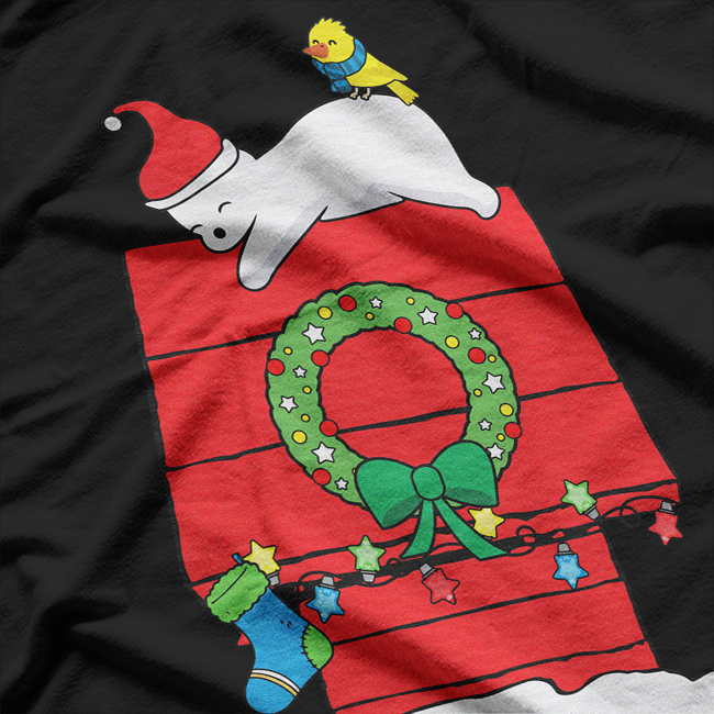 Holiday Polar Bear Christmas Stocking Cute Festive T-Shirt