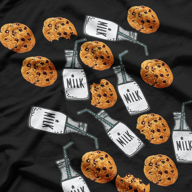 Chocolate Cookies and Milk – Funny Christmas Costume T-Shirt