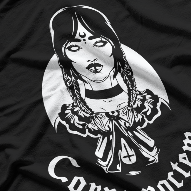 Atheist Magic Goddess - Embrace Witchcraft with a Gothic Twist T-Shirt