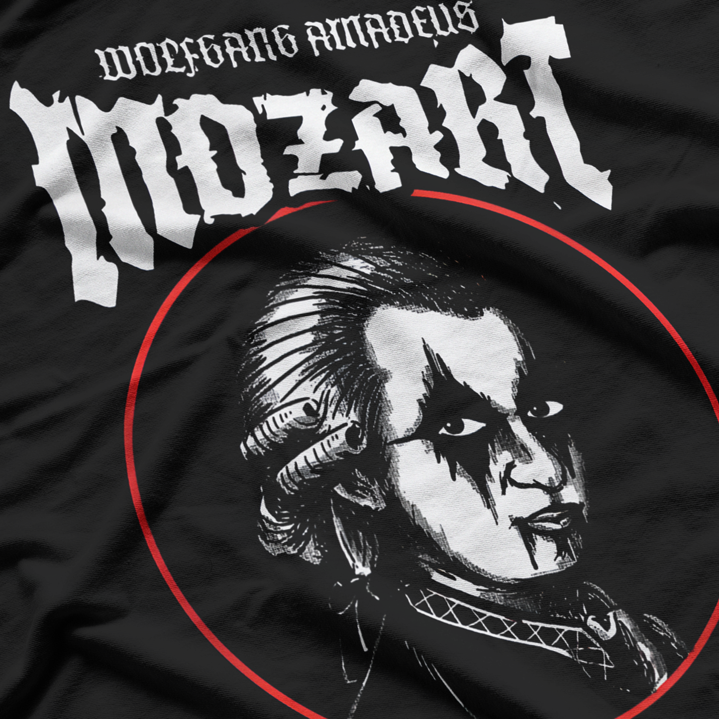 Mozart Metal - Funny Wolfgang Amadeus Mozart T-Shirt