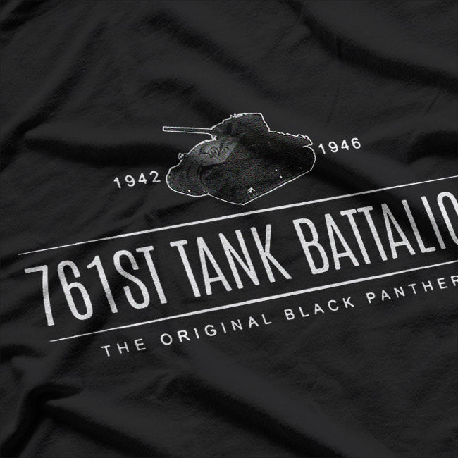 Historic 761st Tank Battalion WWII Retro Army Graphic T-Shirt