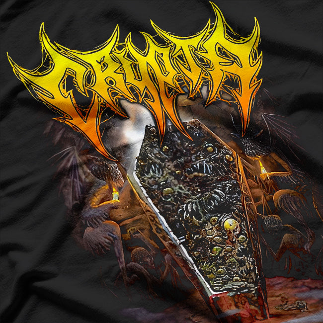 Brazilian Death Metal Vibes – Retro Extreme Music Artwork T-Shirt