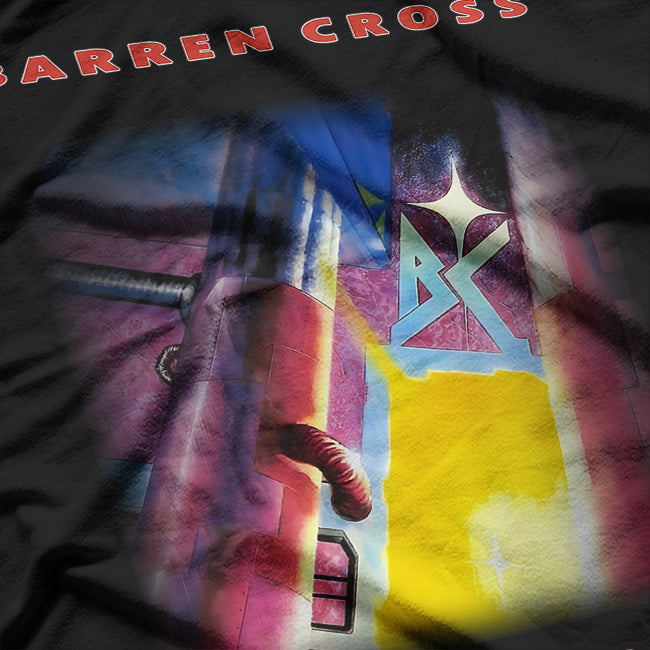 Glam Metal Inspired – Barren Cross Atomic Arena Graphic T-Shirt
