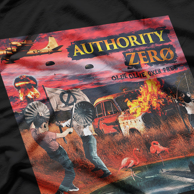Ollie Ollie Oxen Free Inspired – Authority Zero Graphic Design T-Shirt