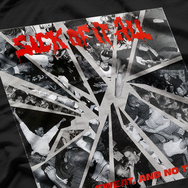 Blood, Sweat and No Tears – Hardcore Punk Graphic Design RZ T-Shirt