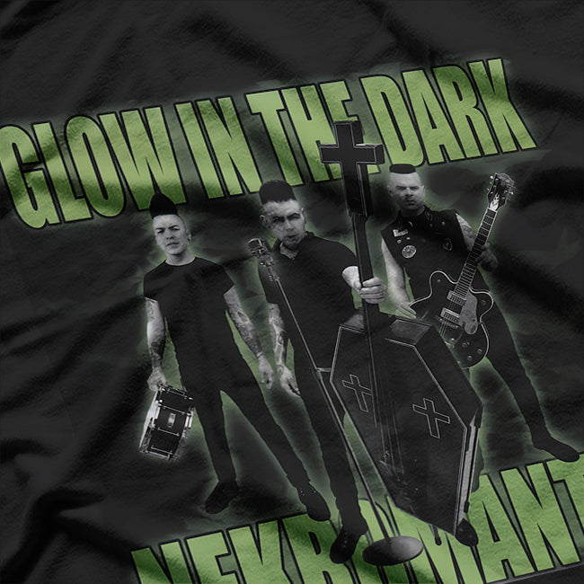 Psychobilly Glow Retro Graphic – Dark Rockabilly Inspired Art RZ T-Shirt