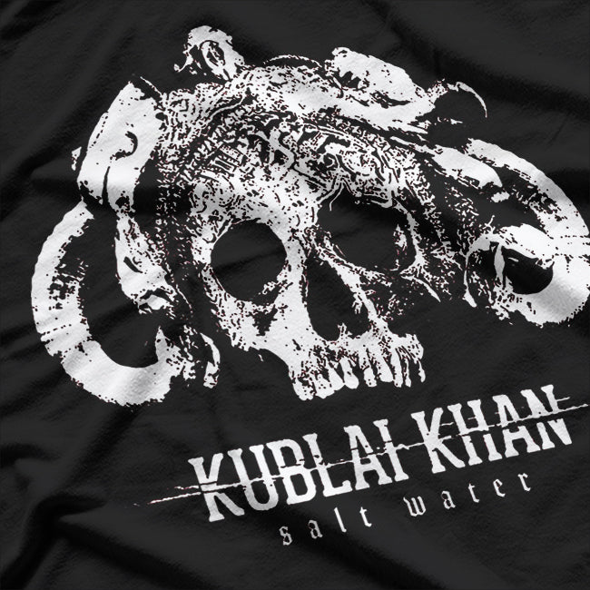 Kublai Khan TX Inspired Heavy Music Salt Water T-Shirt