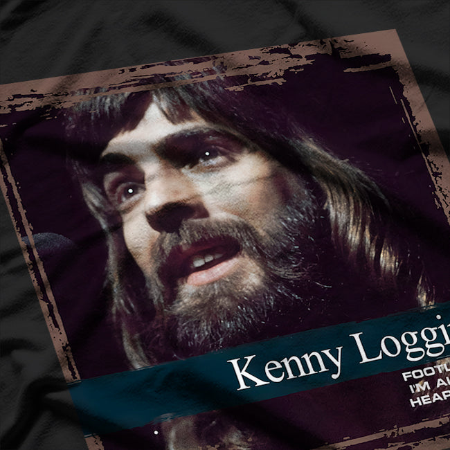 Kenny Loggins Style Retro Graphic Classic Guitar T-Shirt