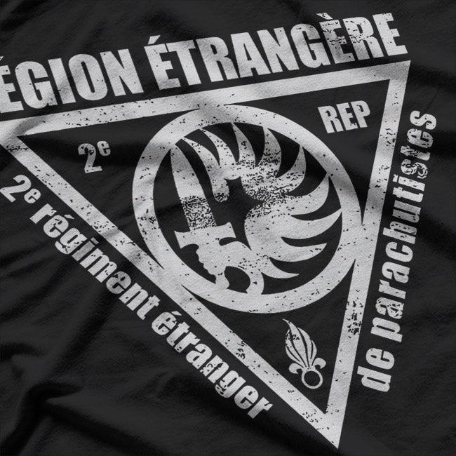 Vintage Legionnaire – French Foreign Legion Paratrooper Tribute Love T-Shirt