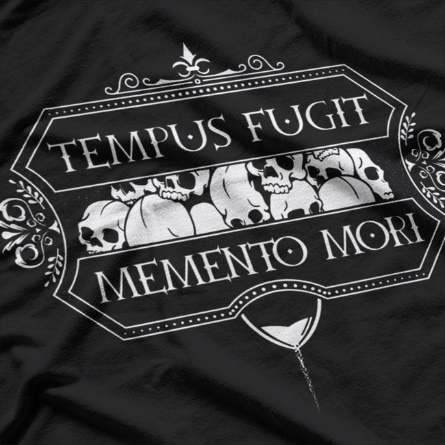 Your Time Is Running Out Tempus Fugit Memento Mori Graphic T-Shirt