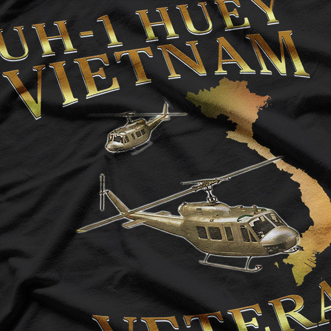 UH-1 Huey Helicopter: Vietnam War Legend T-Shirt