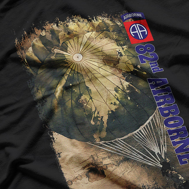 US Army 82nd Airborne Division Paratrooper Military T-Shirt