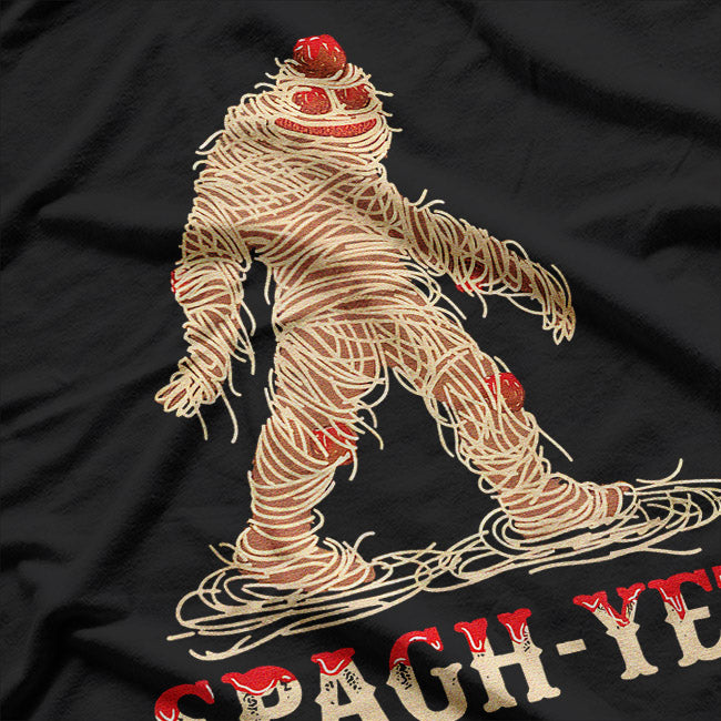 Bigfoot Yeti Spaghetti - Funny Ramen Sasquatch Humor T-Shirt