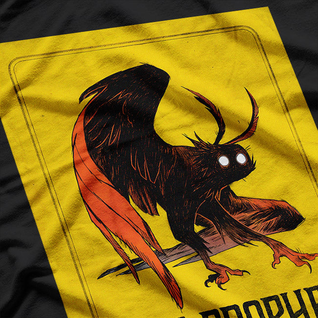 Mothman Cryptid Wall Art Matte Poster T-Shirt