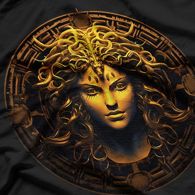 Medusa Head - Mythical Gorgon & Snake T-Shirt