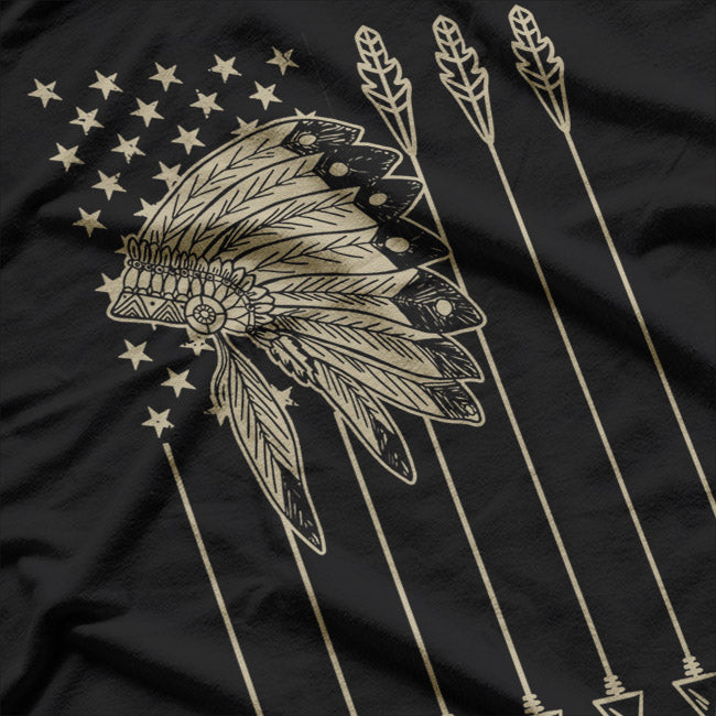 Native American Flag: Indigenous Pride & Heritage T-Shirt