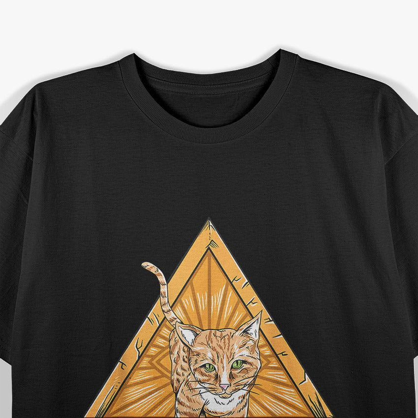 Illuminati Eye of Cheeto The Cat – Unique Conspiracy T-Shirt
