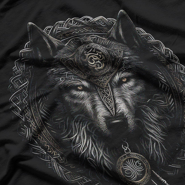Viking Celtic Fenrir Wolf - Norse Mythology T-Shirt