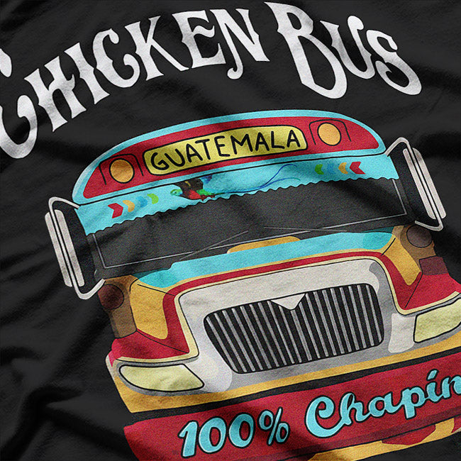 Chicken Bus Guatemala: Colorful Ride of Culture T-Shirt