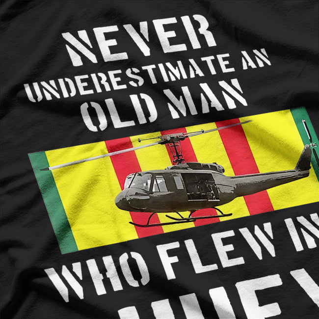 Vietnam Veteran Military Vet USA American Flag T-Shirt