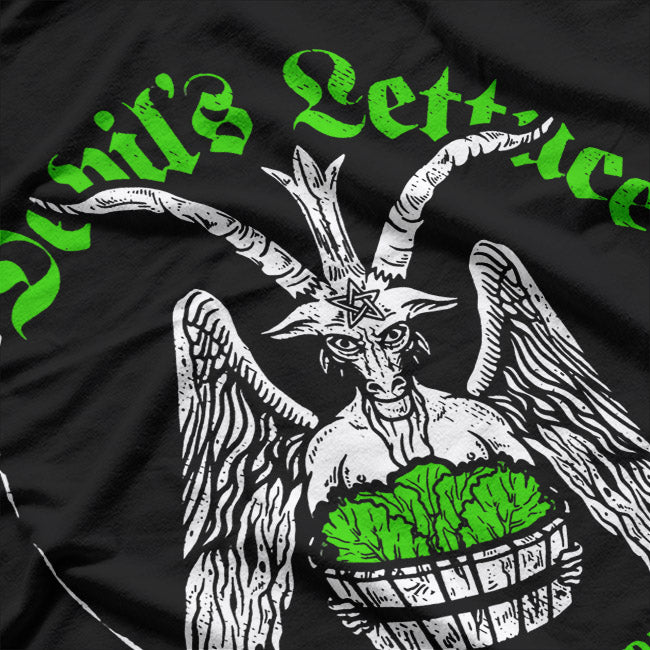 The Devil's Lettuce Funny Meme Weed Smoker Dank Humor T-Shirt