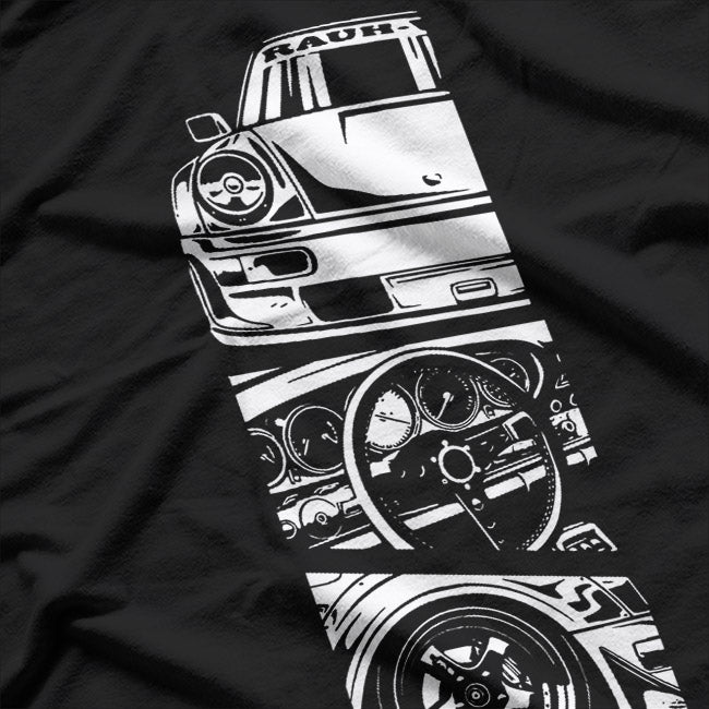 Japanese Automotive Retro Race Vintage Tuning Car T-Shirt