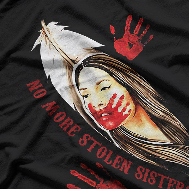 No More Stolen Sisters – MMIW Awareness Indigenous T-Shirt