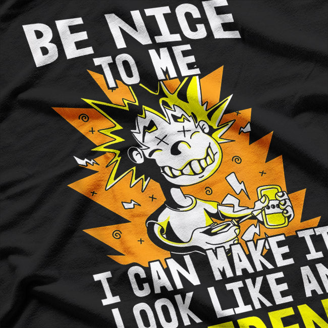 Can Make It Look Like an Accident Funny Construction Worker T-Shirt