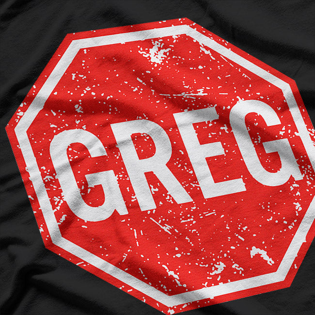 Funny Stop Sign Parody Graphic T-Shirt