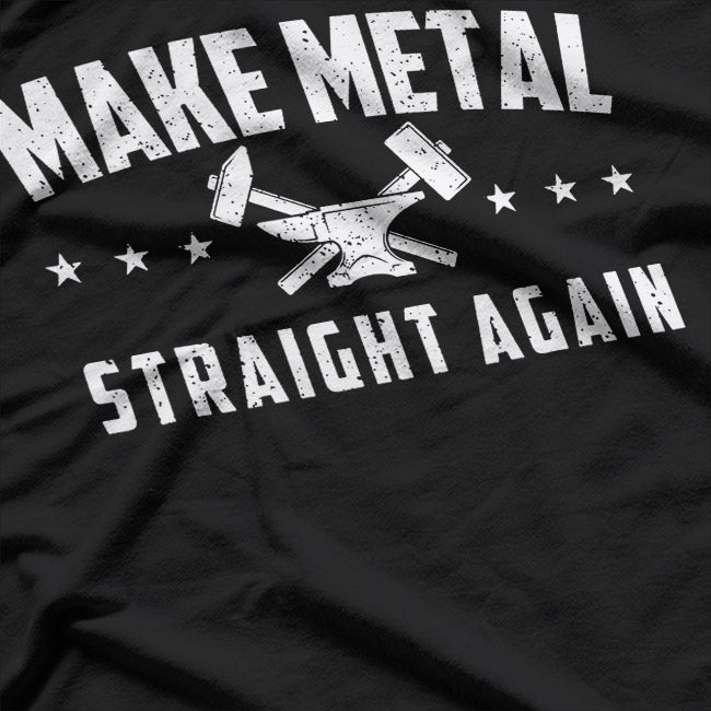 Make Metal Straight Again, Auto Body Technician Automotive T-Shirt