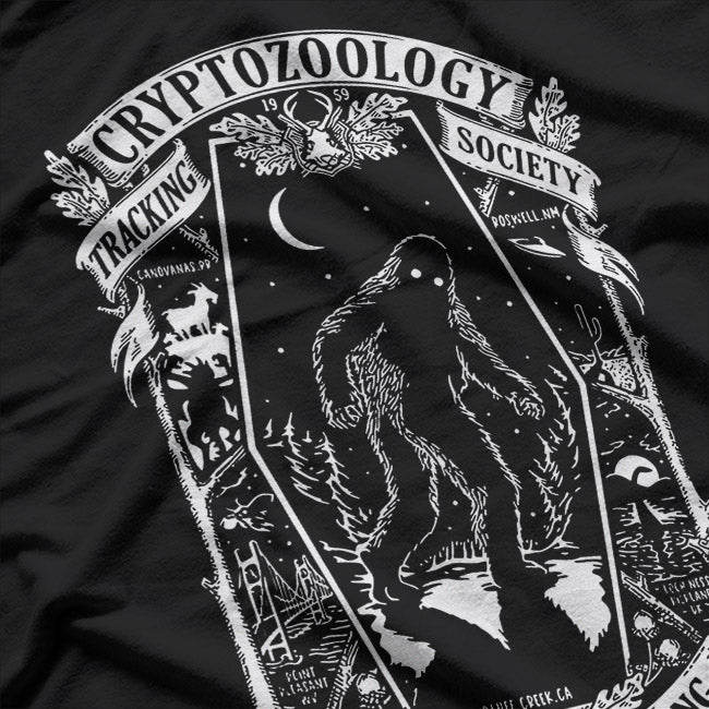 Cryptozoology Society – Bigfoot Mothman Loch Ness Research Love T-Shirt